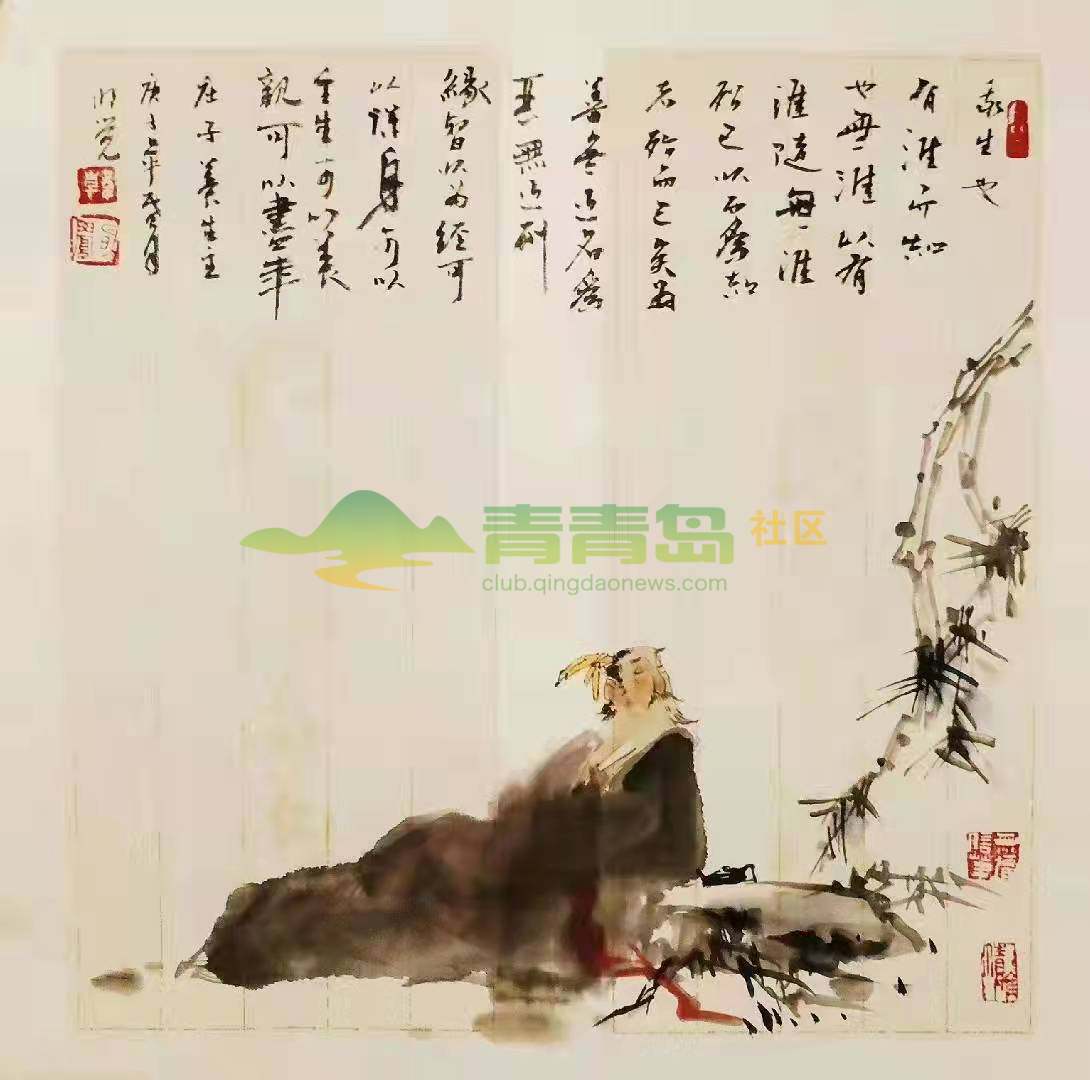 笔墨老辣，观之心悦——韩新宪国画人物趣赏：青岛李岩撰文